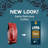 Laird Superfood Peruvian Medium Roast Caffeinated Ground, Ethically Sourced Premium Ground Coffee, Gluten-Free, Dairy-Free, Non-GMO, Paleo, Keto