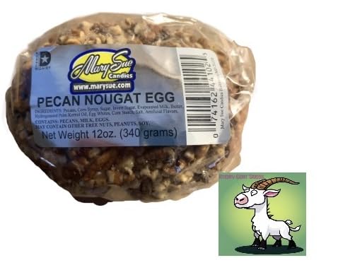 Mary Sue Pecan Nougat Easter Egg (12 oz) Angry Goat Goods fridge decoration included.