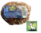 Mary Sue Pecan Nougat Easter Egg (12 oz) Angry Goat Goods fridge decoration included.