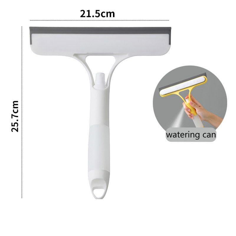 All-Purpose Shower Squeegee for Shower Glass Door - with Spray, Perfect Household Cleaner Tool for Bathroom, Window, Mirror, Tile Wall