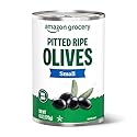 Amazon Grocery, Pitted Ripe Olives, Small, 6 Oz