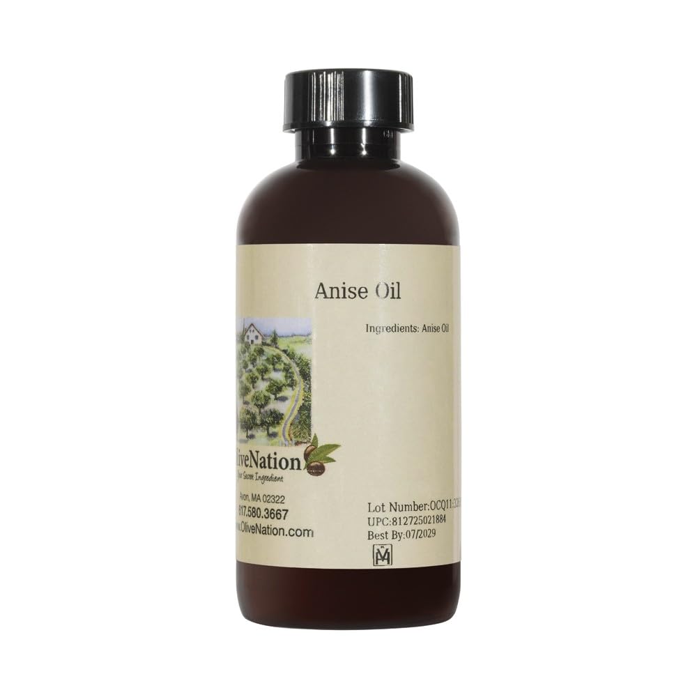 OliveNation Anise Oil, Food Grade Star Anise Essential Oil for Cooking or Flavoring - 4 ounces