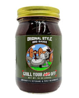 Grill Your As* Off Original Style BBQ Sauce - 16oz Versatile Barbecue Sauce for Beef, Ribs, Burgers & More - Bold, Smoky & Savory Flavor for Grilling