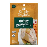 Simply Organic, Turkey Flavored Gravy Mix, 0.85 Oz