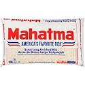 Mahatma Extra-Long-Grain Rice 5-Pound Rice Bag, Gluten-Free and Non-GMO White Rice Bulk Bag