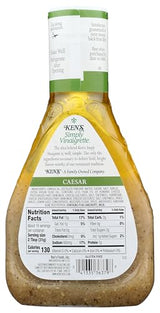 Ken's Steak House Simply Vinaigrette Caesar Salad Dressing, 16 Fluid Ounces
