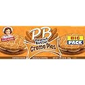 Little Debbies Peanut Butter Creme Cookies, 12-Count Pack, 2.5-Inch Diameter
