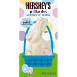 Hershey, Easter Solid Polka Dot Cookies 'N' Creme Bunny, 4.25 Ounce