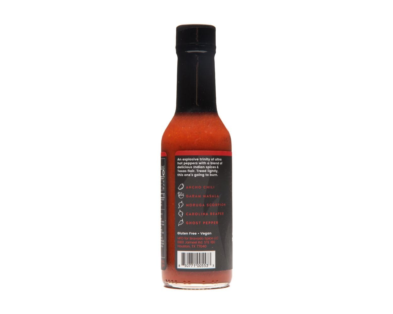 Ancho Masala Scorpion Reaper Hot Sauce By Bravado Spice Gluten Free, Vegan, Low Carb, Paleo Hot Sauce All Natural 5 oz Hot Sauce Bottle Award Winning