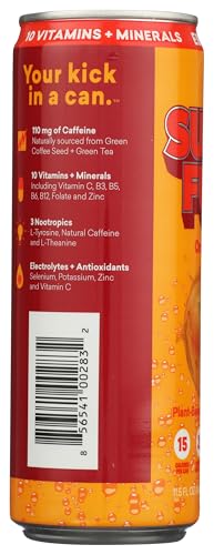 Eboost Natural Nootropic Vitamin Keto Super Fuel Energy Drink 12 Fl oz (Orange Mango)