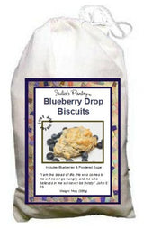 Blueberry Biscuit Mix in Cloth Bag (With Blueberries & Powdered Sugar)