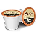Mitalena French Roast Organic Coffee Pods - Dark Roast, Low Acid Coffee for Keurig K-cup, 72 Cups