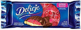 2 Pack Delicje Variety Pack European Biscuits Strawberry, Orange, Raspberry, Cherry Filling