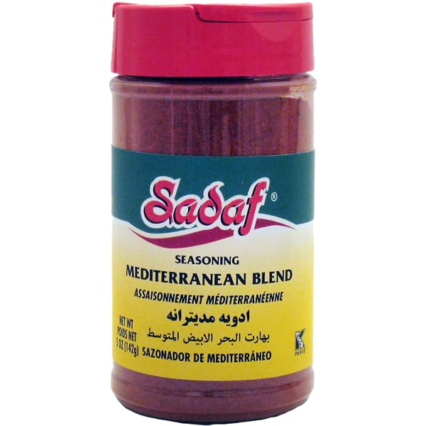 Sadaf Mediterranean Seasoning - Mediterranean Blend Seasoning for Vegetables, Meat Or Marinades - Mediterranean Spices for Cooking - Kosher