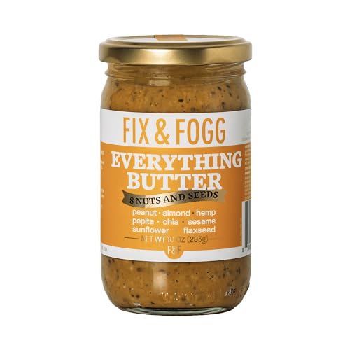 Fix & Fogg Everything Butter, Mixed Nut & Seed Butter, New Zealand Made, 8 Nuts & Seeds, No Added Sugar, Palm Oil Free, Non-GMO, Vegan, Keto Friendly