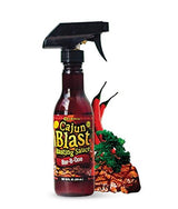 Cajun Blast Basting Sauce Bundle - 1 each of Garlic Butter, Lemon Herb and Hot and Spicy Bar-B-Que Basting Sauces, 10 Fluid Ounces each (3 Spray