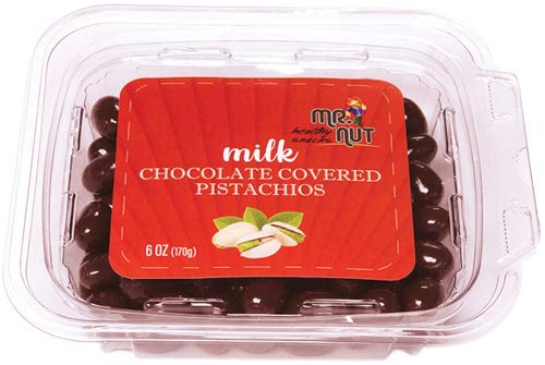 Mr.Nut Milk Chocolate Covered Almond , Hazelnut, Pistachio, Raisin Variety 4 Pack_AB
