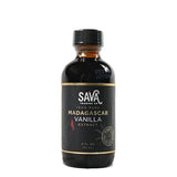 SAVA Madagascar Vanilla Extract - 100% Pure Vanilla Extract from High-Quality Madagascar Vanilla Beans - No Sugar Added Gourmet Vanilla Extract