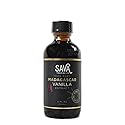 SAVA Madagascar Vanilla Extract - 100% Pure Vanilla Extract from High-Quality Madagascar Vanilla Beans - No Sugar Added Gourmet Vanilla Extract