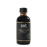 SAVA Madagascar Vanilla Extract - 100% Pure Vanilla Extract from High-Quality Madagascar Vanilla Beans - No Sugar Added Gourmet Vanilla Extract