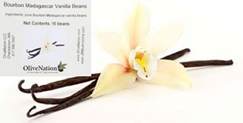 Organic Madagascar Vanilla Bean Pods - Whole Bourbon-Madagascar Beans for Baking - Cooking - Non-GMO - Kosher - Grade A - 16 oz