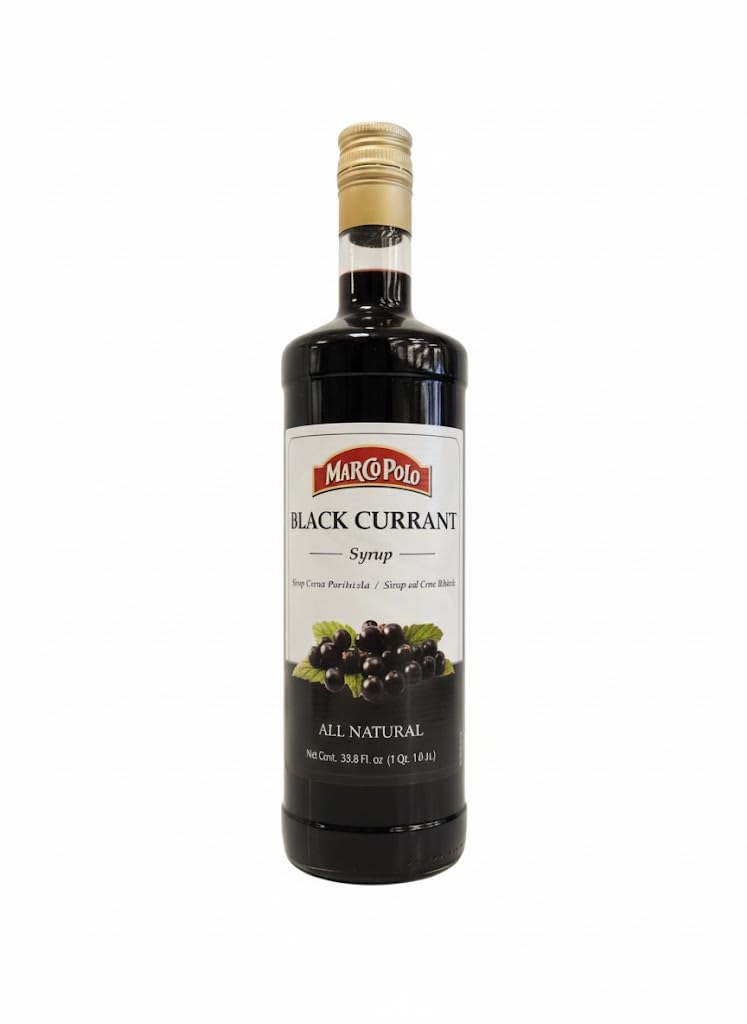 Marco Polo Black Currant Syrup 33.8floz