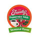 Friendly's Peppermint Flavored Coffee Pods for Keurig K Cup Brewers, Peppermint Stick, 40 Count (Pack of 1)