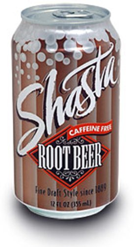 Shasta Root Beer Soda, 12-Ounce Cans (Pack of 24)