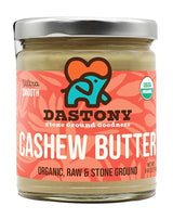 Dastony Organic Raw Cashew Nut Butter, 8 oz | Only One Ingredient | Vegan, Paleo and Keto Friendly, Non GMO, Gluten-free - Pack of 1