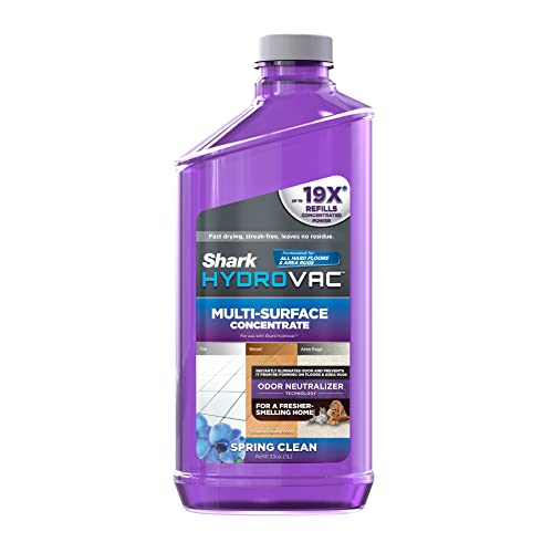 Shark HydroVac Multi-Surface 33-Oz. Concentrate with Odor Neutralizer Technology, Compatible with all HydroVac 3-in-1 Cleaners, for Sealed Hard Floors