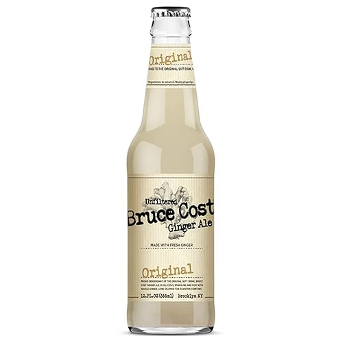 Bruce Cost - Unfiltered Ginger Ale - Original - 12 oz (12 Glass Bottles)