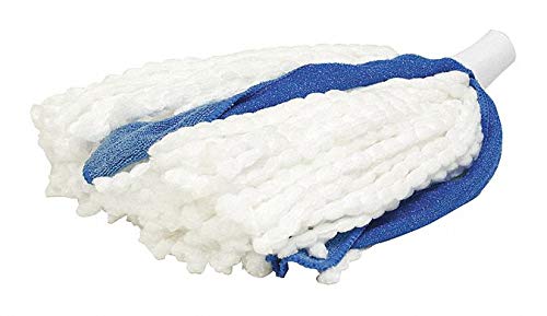Quickie Microfiber Cone Mop Refill, Machine Washable, Reusable, Highly Absorbent Mop Head Refill