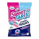 SweeTARTS Halos, Candy, Blue Punch and Strawberries and Cream, Tart and Chewy, Soft and Fluffy, 6 oz