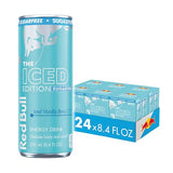 Red Bull Sugar Free Iced Vanilla Berry Energy Drink, 8.4 Fl Oz, Pack of 24 Cans (6 packs of 4)