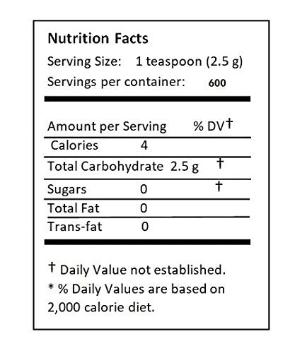 NuSci Pure Mannitol Powder (1500 grams (3.3 lb))