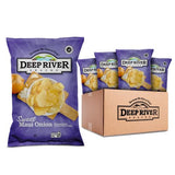 Deep River Snacks Sweet Maui Onion Kettle Cooked Potato Chips, 5 Ounce (Pack of 12)