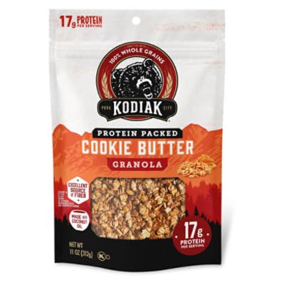 Kodiak Cakes, Kodiak Cookie Butter Granola Pouch, 11 Ounce