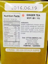Korean tea powder - 13 g X 15 bags. (Ginger)