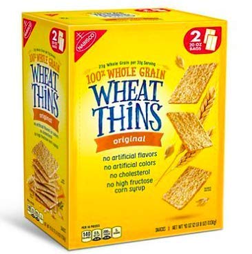 Nabisco Wheat Thins Original Crackers (20 oz. bags, 2 ct.), Set of 2