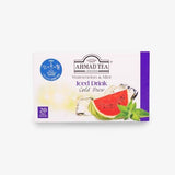 Ahmad Tea Herbal Tea, Cold Brew Watermelon & Mint Teabags, Iced Tea, 20 ct (Pack of 1) - Decaffeinated