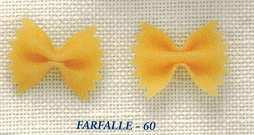 Farfalle #60 Fancy Cut Pasta Case of Twenty (20) 1 .lb Pouches