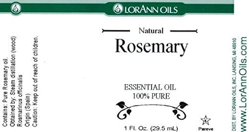 LorAnn SS Rosemary Oil, Natural Flavor, 1 ounce bottle