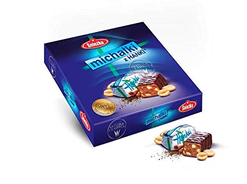 Sniezka Michalki z HANKI traditional peanut candies from Poland GIFT BOX