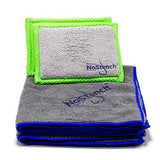 Kitchen Sponge | Odor Resistant, Non-Scratch Microfiber Mesh and Terry Cloth Sponge, No Odor, Long Lasting Odor Protection | Durable Odor Free