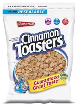 Malt-O-Meal Cinnamon Toasters Cereal 17 oz (Pack of 16)