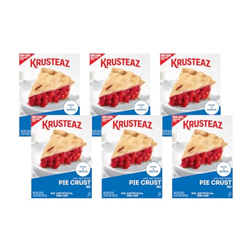 Krusteaz Traditional Light & Flaky Pie Crust Mix, 20 OZ (Pack of 4)