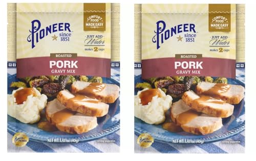 Pioneer Gravy & Seasoning Mixes - 2 packages (Roasted Pork 1.4oz)