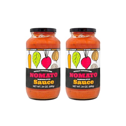 Nomato - 2 Pack of Original Tomato Free Marinara Sauce (24 oz) - Tomato Free, Gluten Free, Nut Free and Dairy Free (Marinara, 2 Pack)