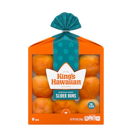 King's Hawaiian Original Sweet Pre Sliced Slider Buns, 10 Ounce (Pack of 1)