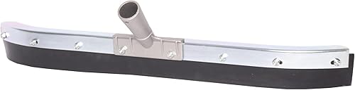 Haviland 0336C Synthetic Rubber Buna Blend Standard Duty Curved Floor Squeegee, 36" Length, Black